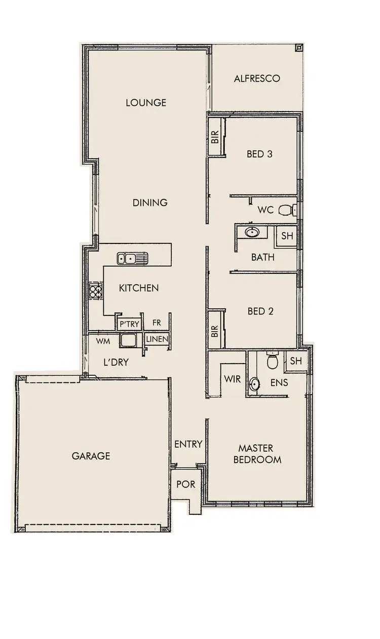 Floorplan of Homely house listing, 3 Marro Lane, Falcon WA 6210