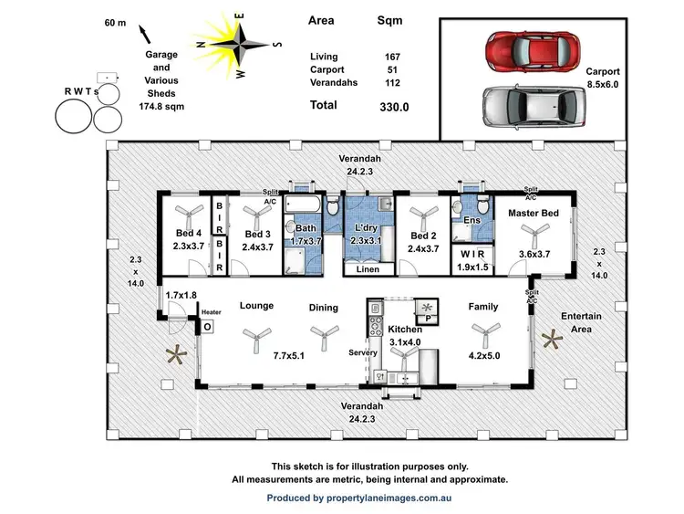 Floorplan of Homely house listing, 14 Eagles Nest Drive, Bibaringa SA 5118