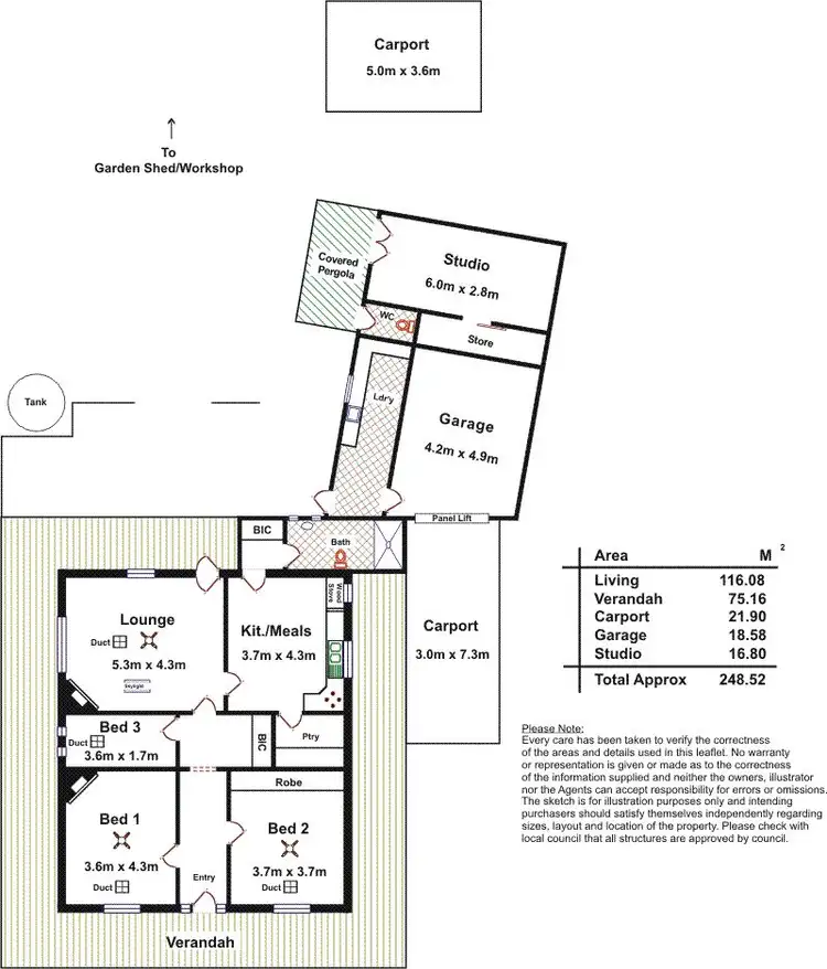 Floorplan of Homely house listing, 26 Main St, Lobethal SA 5241