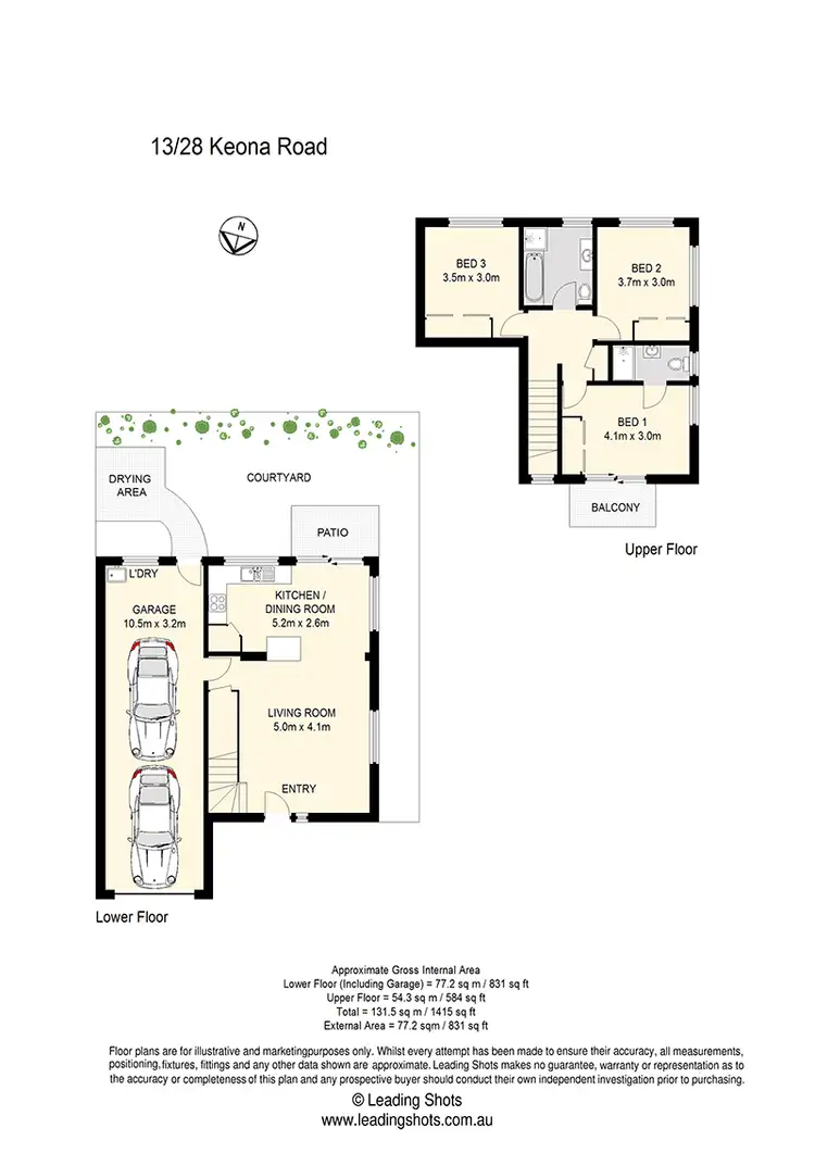 Floorplan of Homely townhouse listing, 13/28 Keona Road, Mcdowall QLD 4053