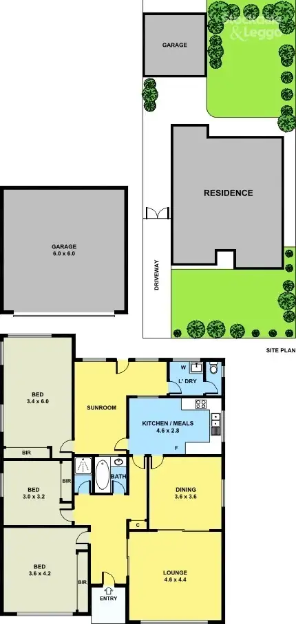 Floorplan of Homely house listing, 44 Widford Street, Glenroy VIC 3046