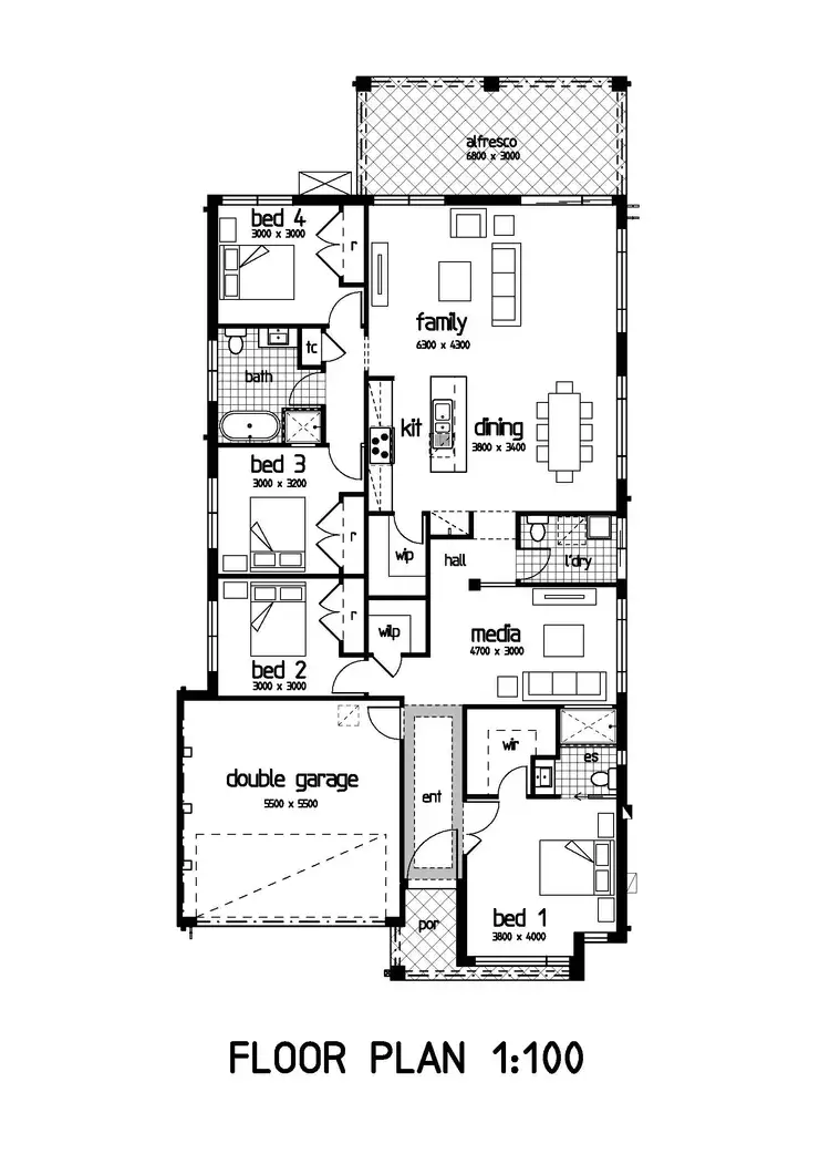 Floorplan of Homely house listing, 32 Baden Powell Ave, Leppington NSW 2179
