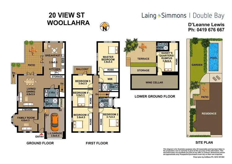 Floorplan of Homely house listing, 20 View Street, Woollahra NSW 2025