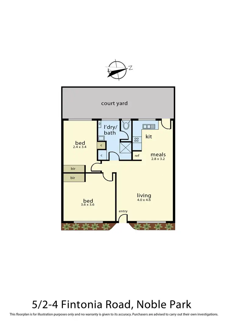 Floorplan of Homely unit listing, 5/2-4 Fintonia Road, Noble Park VIC 3174