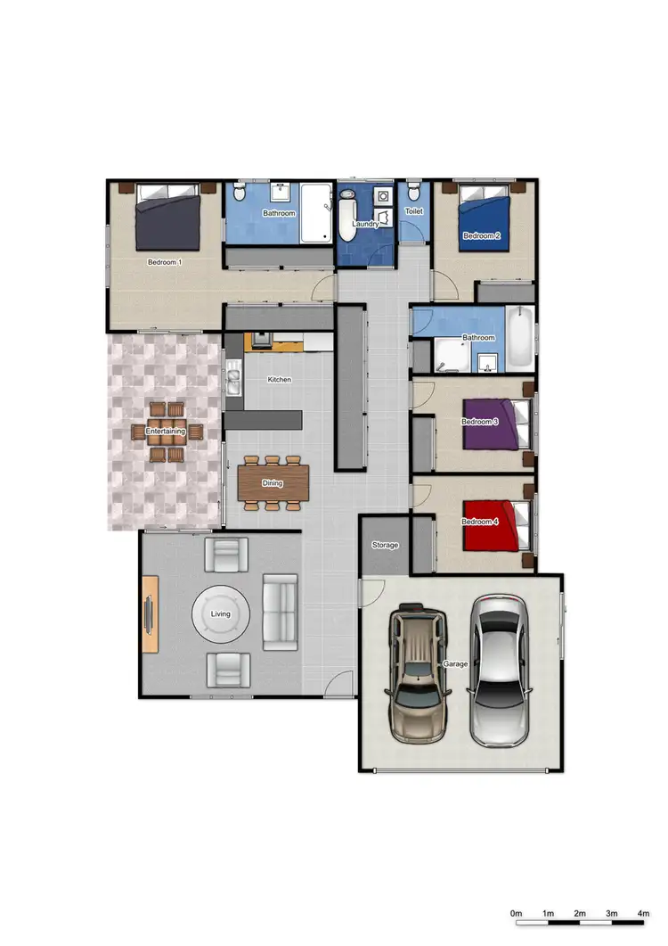 Floorplan of Homely house listing, 24 Fairweather St, Berrinba QLD 4117