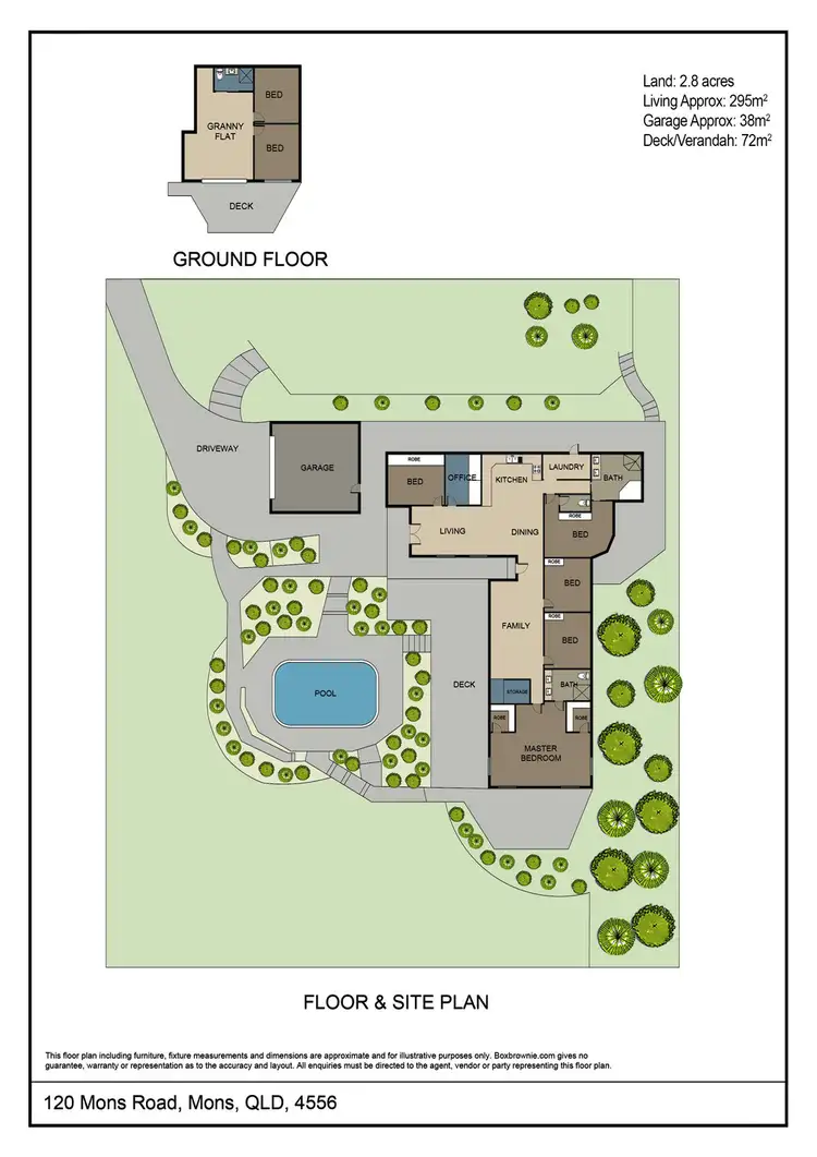 Floorplan of Homely house listing, 120 Mons Road, Mons QLD 4556