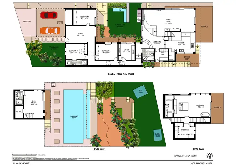 Floorplan of Homely house listing, 32 Ian Avenue, North Curl Curl NSW 2099