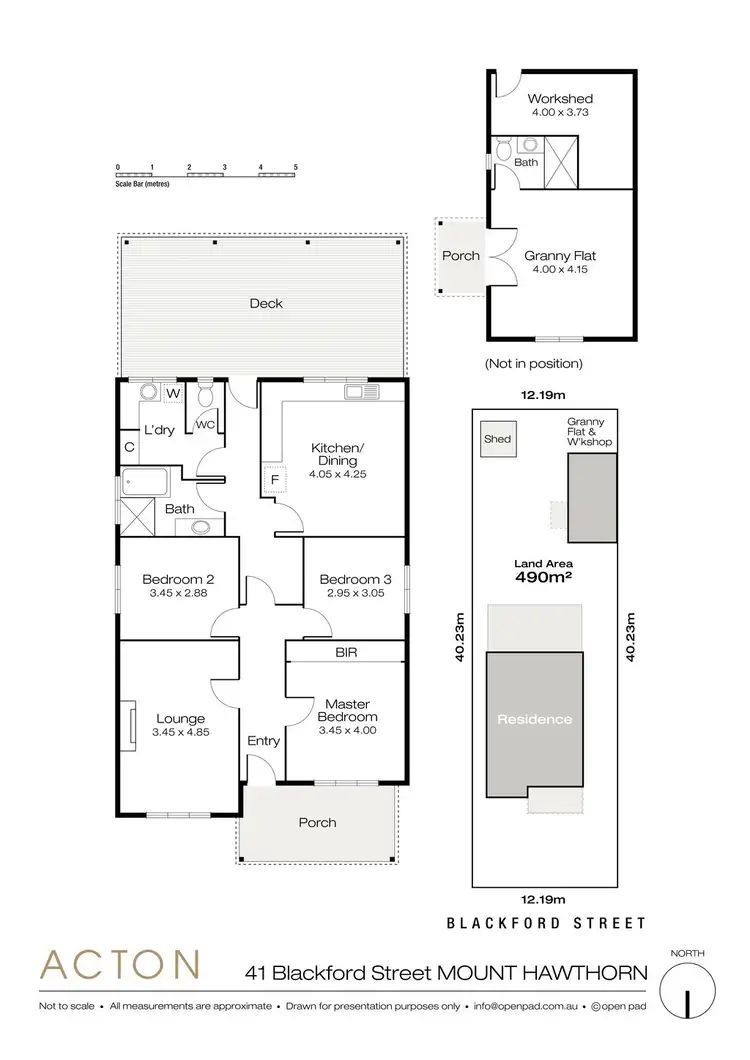Floorplan of Homely house listing, 41 Blackford Street, Mount Hawthorn WA 6016
