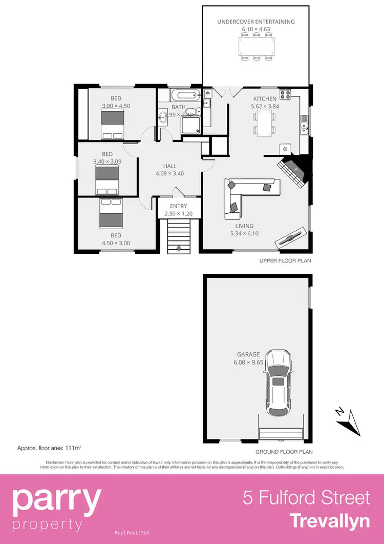 Floorplan of Homely house listing, 5 Fulford Street, Trevallyn TAS 7250