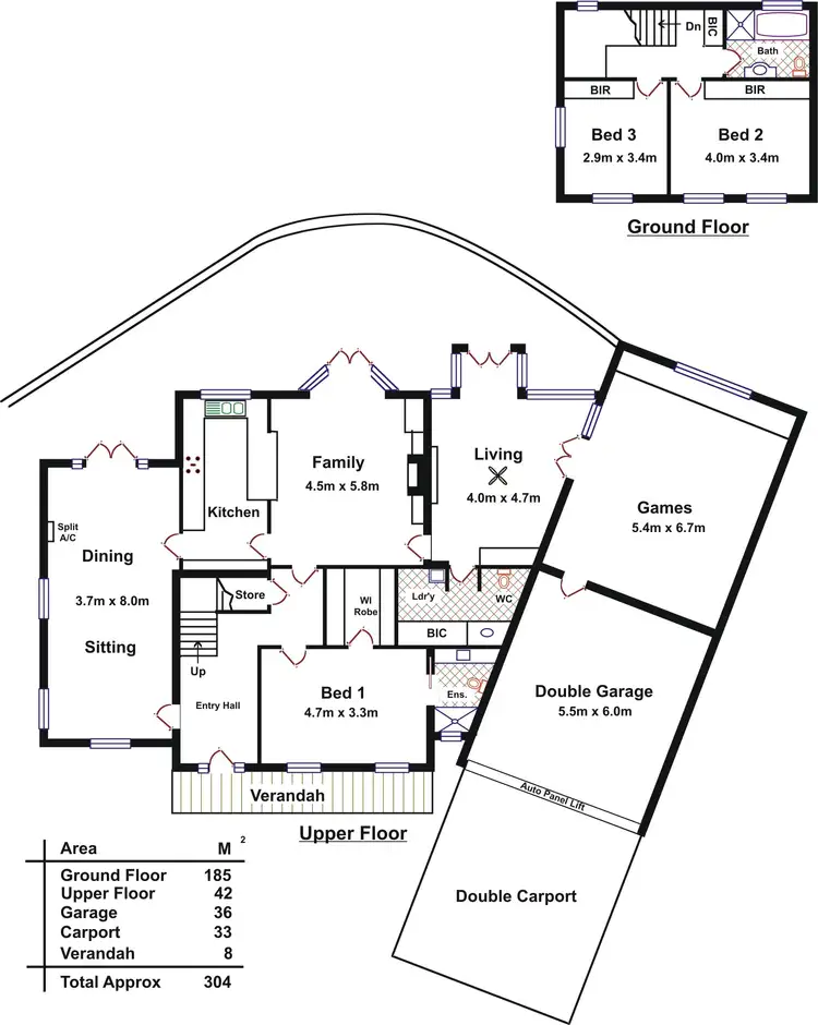 Floorplan of Homely house listing, 2 Hambour Place, Wattle Park SA 5066