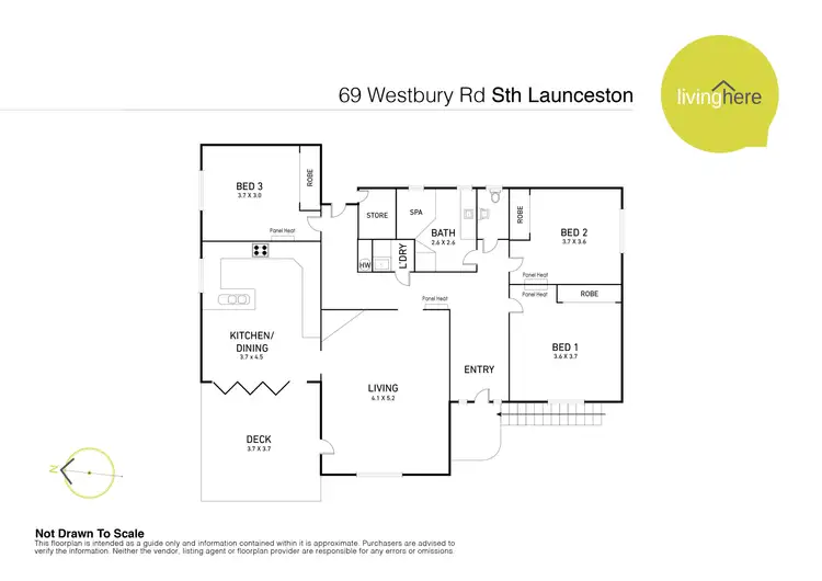 Floorplan of Homely house listing, 69 Westbury Road, South Launceston TAS 7249