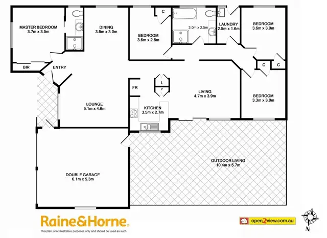 Floorplan of Homely house listing, 11 Village Drive, Ulladulla NSW 2539