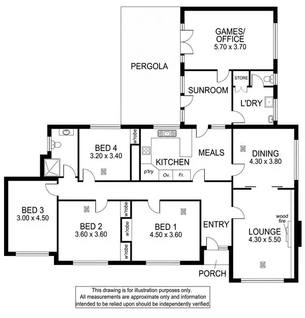 Floorplan of Homely house listing, 6803 Princes Highway, Mumbannar VIC 3304