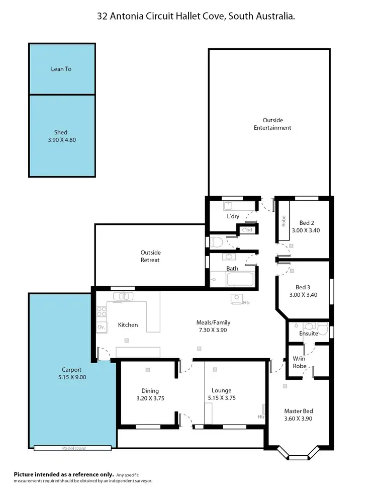 Floorplan of Homely house listing, 32 Antonia Circuit, Hallett Cove SA 5158