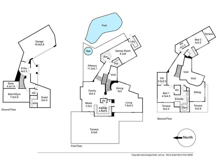Floorplan of Homely house listing, 10 Taworri Way, City Beach WA 6015