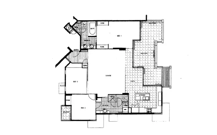 Floorplan of Homely apartment listing, Unit @ 19 Mermaid Avenue, Mermaid Beach QLD 4218
