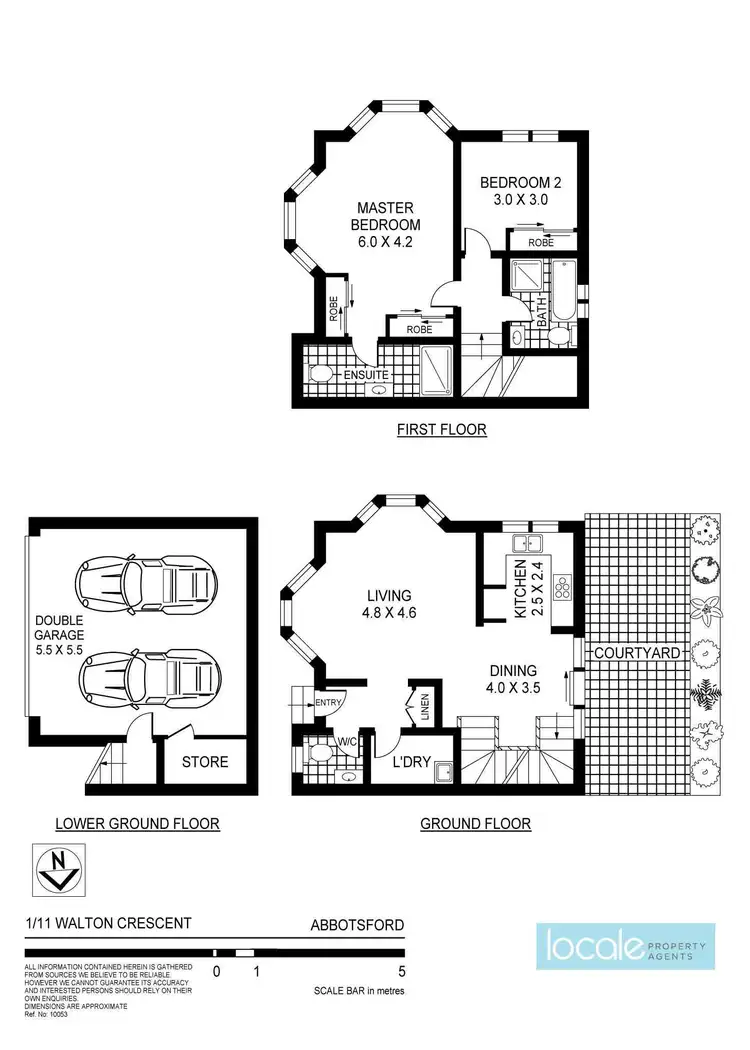 Floorplan of Homely townhouse listing, 1/11 Walton Crescent, Abbotsford NSW 2046
