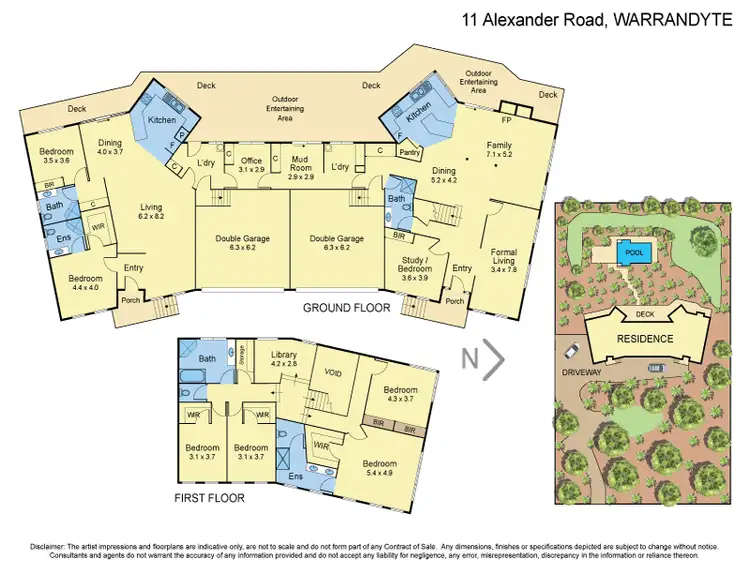 Floorplan of Homely house listing, 11 Alexander Road, Warrandyte VIC 3113