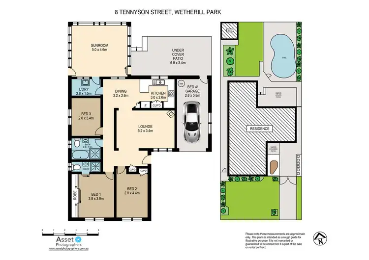 Floorplan of Homely house listing, 8 Tennyson Street, Wetherill Park NSW 2164