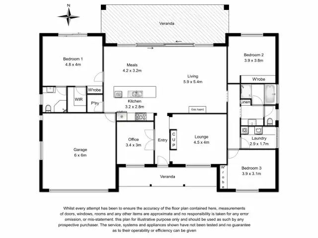 Floorplan of Homely house listing, 1A Stone Avenue, Mount Gambier SA 5290