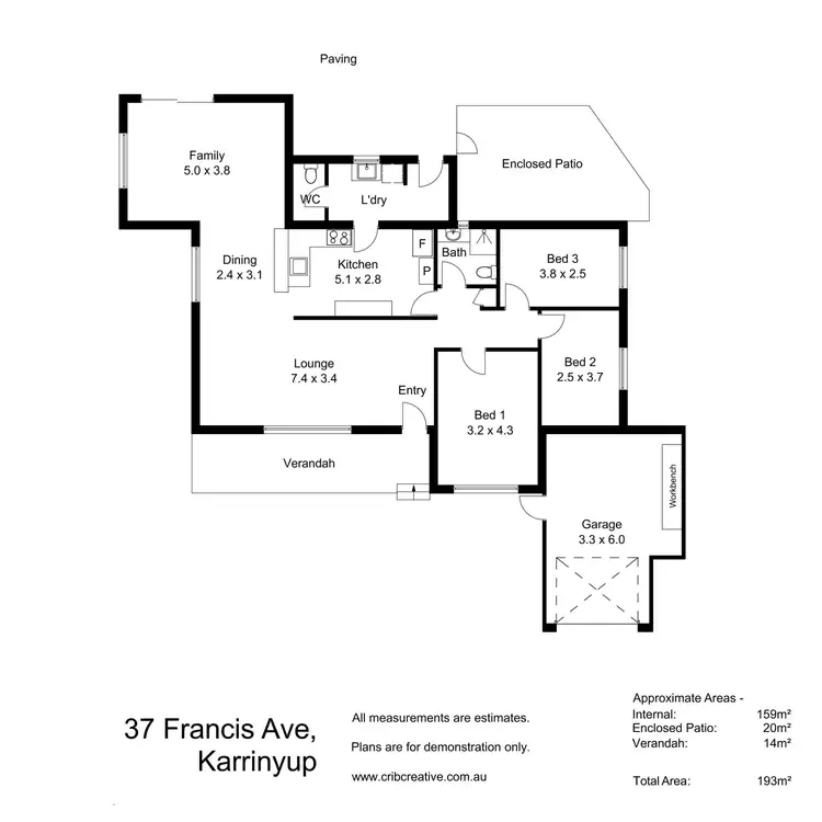 Floorplan of Homely house listing, 37 Francis Avenue, Karrinyup WA 6018