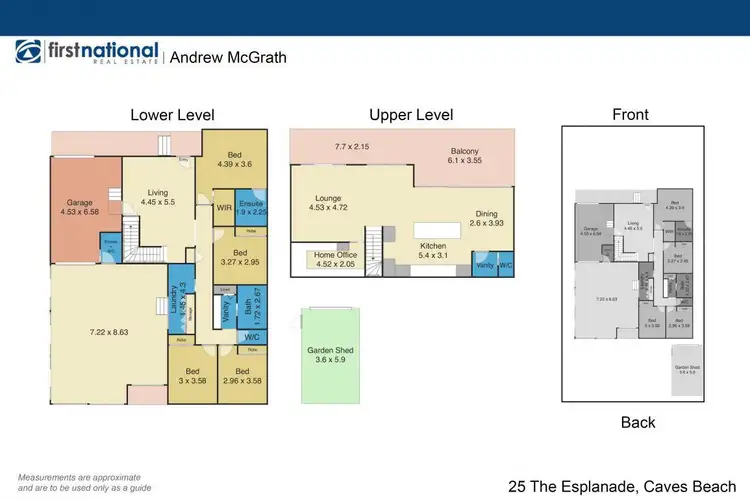 Floorplan of Homely house listing, 25 The Esplanade, Caves Beach NSW 2281