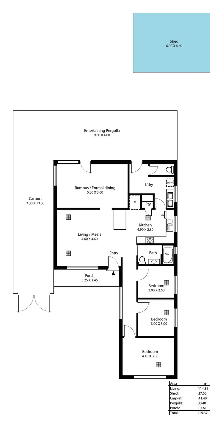 Floorplan of Homely house listing, 18 Fitzroy Avenue, Camden Park SA 5038