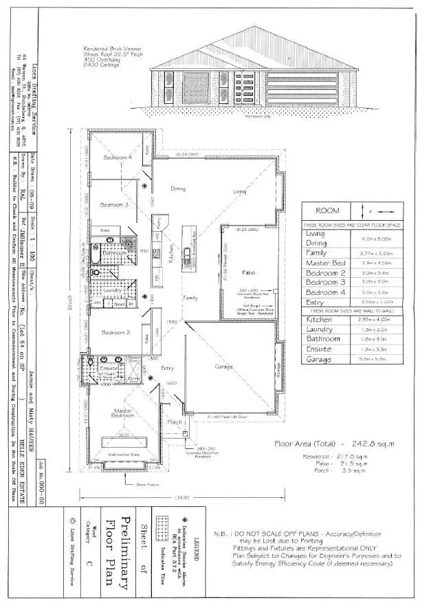 Floorplan of Homely house listing, 8 Outlook Court, Ashfield QLD 4670
