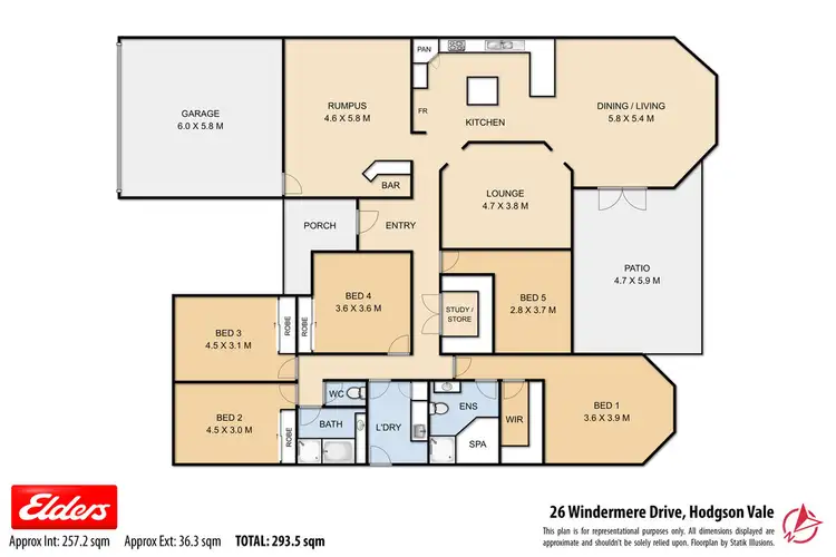 Floorplan of Homely house listing, 26 Windemere Drive, Hodgson Vale QLD 4352