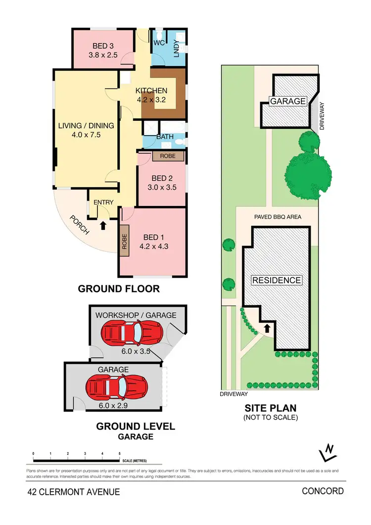 Floorplan of Homely house listing, 42 Clermont Avenue, Concord NSW 2137