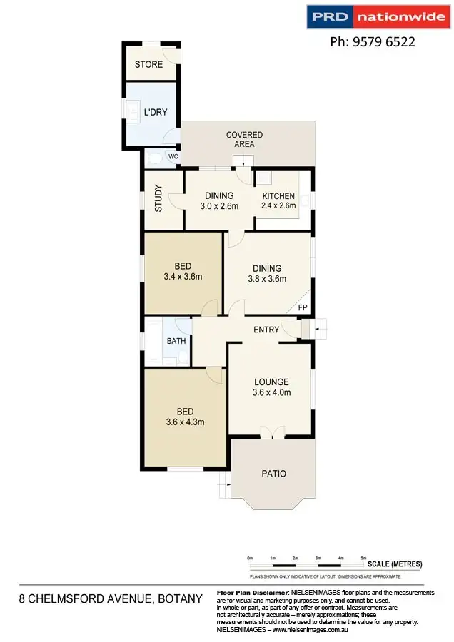 Floorplan of Homely house listing, 8 Chelmsford Avenue, Botany NSW 2019