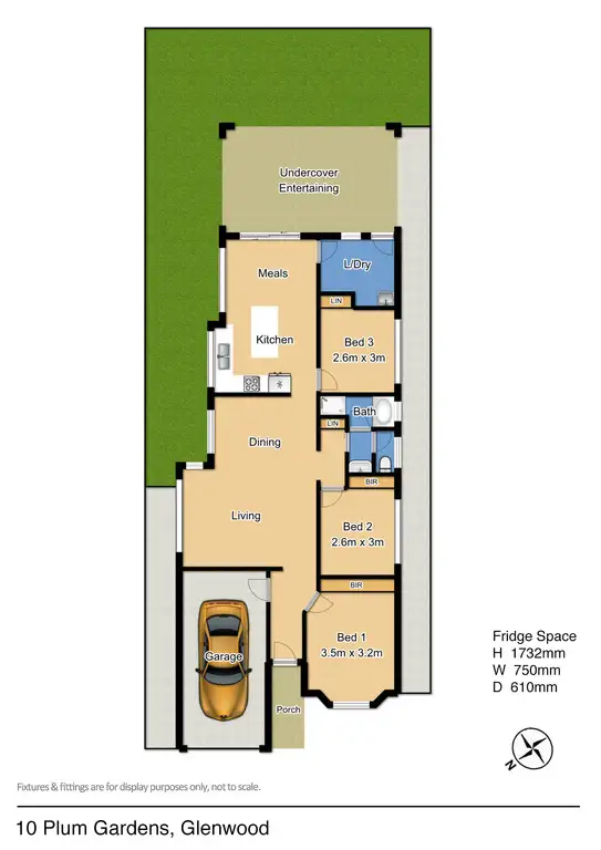 Floorplan of Homely house listing, 10 Plum Gardens, Glenwood NSW 2768