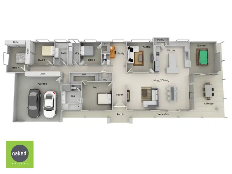 Floorplan of Homely house listing, 14 Paull View, Bedfordale WA 6112