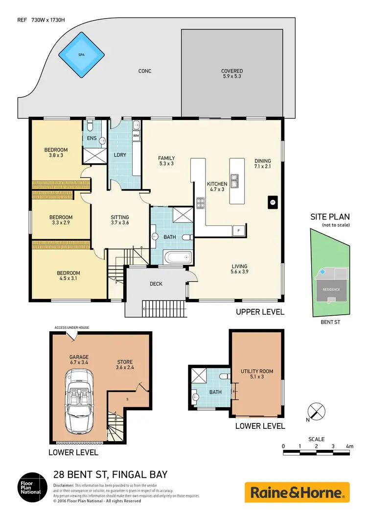 Floorplan of Homely house listing, 28 Bent Street, Fingal Bay NSW 2315