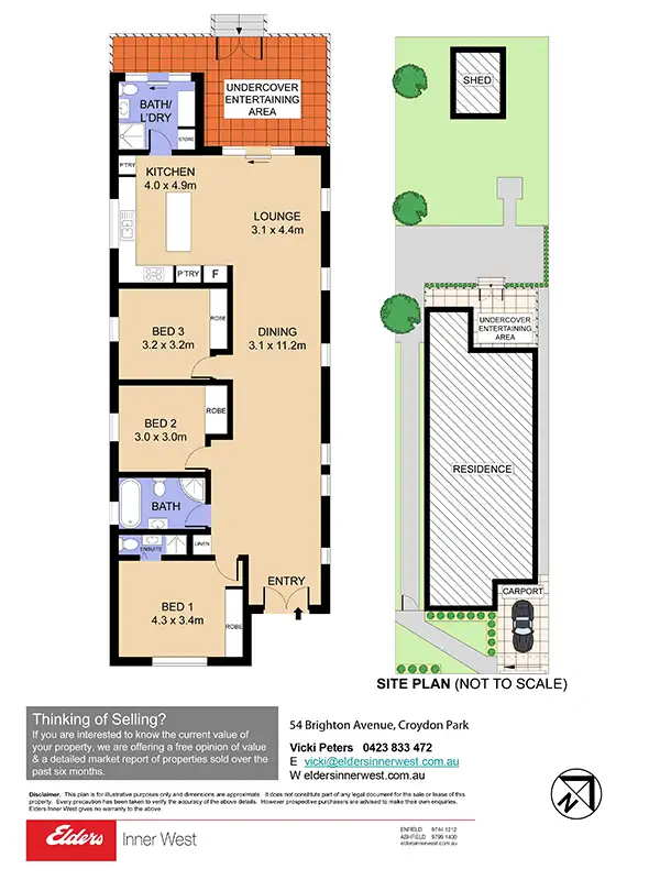 Floorplan of Homely house listing, 54 Brighton Avenue, Croydon Park NSW 2133