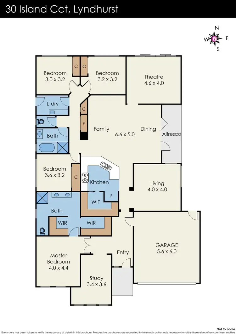 Floorplan of Homely house listing, 30 Island Cct, Lyndhurst VIC 3975