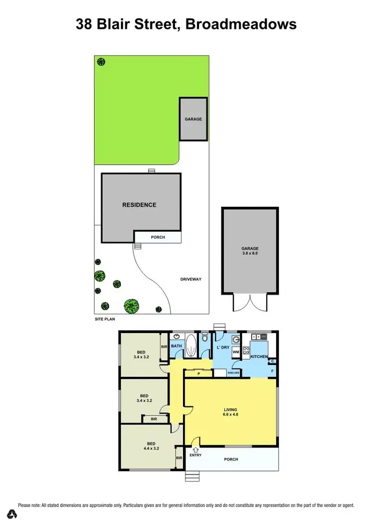 Floorplan of Homely house listing, 38 Blair Street, Broadmeadows VIC 3047
