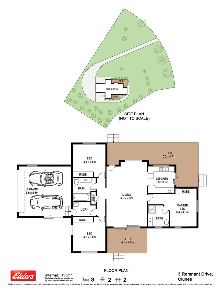 Floorplan of Homely house listing, 3 Remnant Drive, Clunes NSW 2480