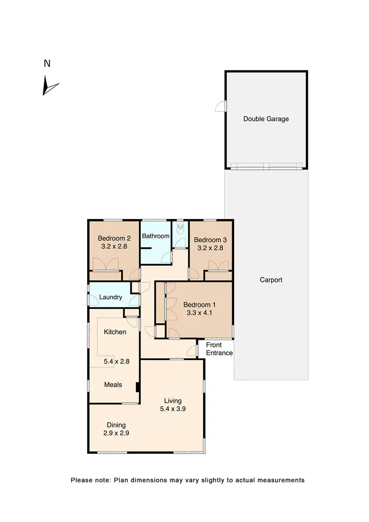 Floorplan of Homely house listing, 58 Browns Parade, Wendouree VIC 3355