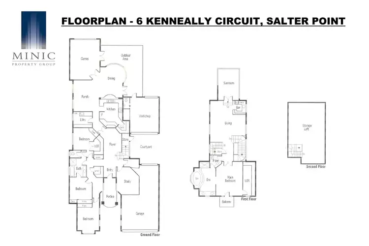 Floorplan of Homely house listing, 6 Kenneally Circuit, Salter Point WA 6152