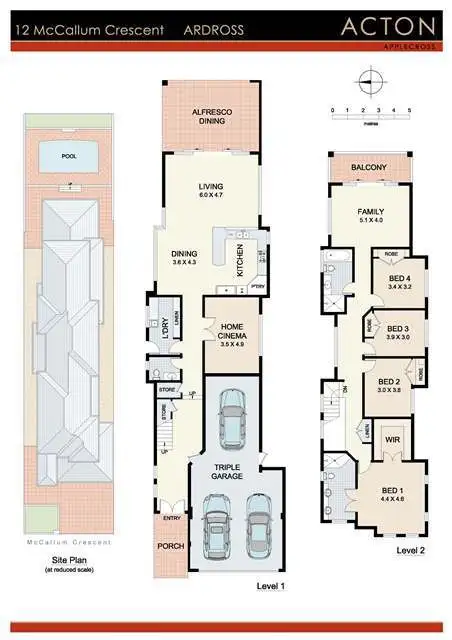 Floorplan of Homely house listing, 12 McCallum Crescent, Ardross WA 6153