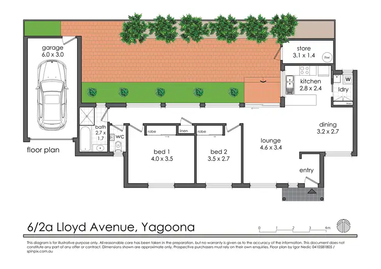 Floorplan of Homely house listing, 6 / 2A Lloyd Avenue, Yagoona NSW 2199