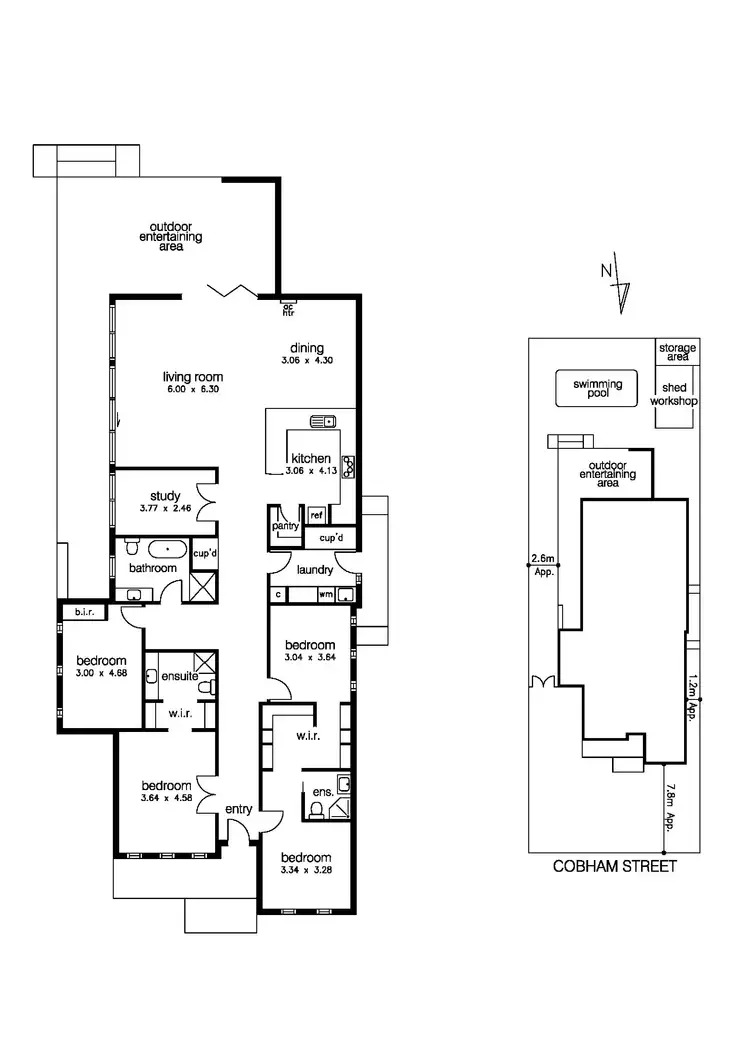 Floorplan of Homely house listing, 13 Cobham Street, Altona VIC 3018