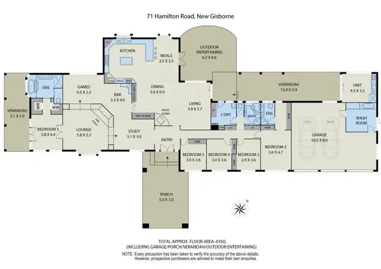Floorplan of Homely house listing, 71 Hamilton Road, New Gisborne VIC 3438