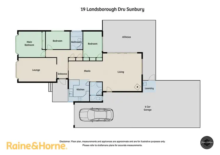 Floorplan of Homely house listing, 19 Landsborough Drive, Sunbury VIC 3429