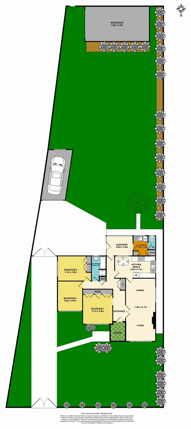 Floorplan of Homely house listing, 7-9 Ralph Street, Reservoir VIC 3073