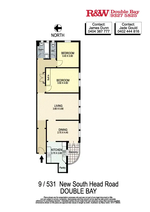 Floorplan of Homely house listing, 9/531 New South Head Road, Double Bay NSW 2028