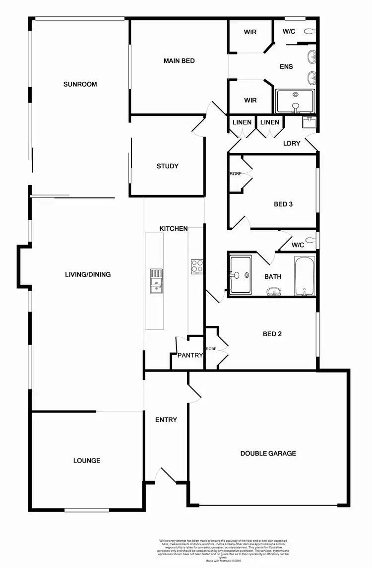Floorplan of Homely house listing, 6 Leicester Close, Raworth NSW 2321