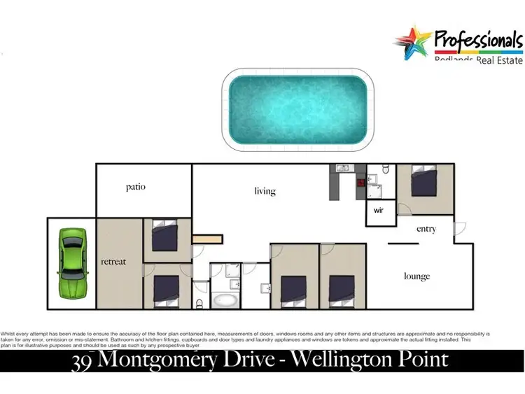 Floorplan of Homely house listing, 39 Montgomery Drive, Wellington Point QLD 4160
