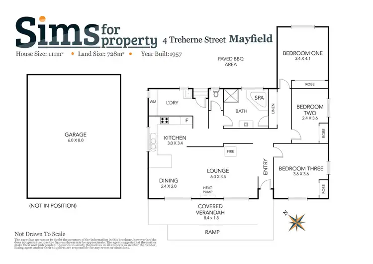 Floorplan of Homely house listing, 4 Treherne Street, Mayfield TAS 7248